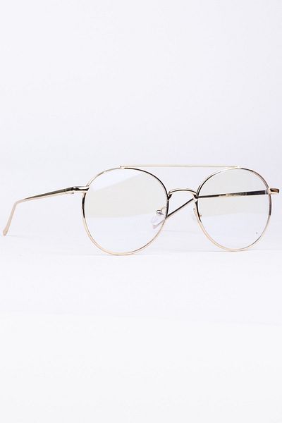 LUNOX Gold Metal Blue Light Protection Computer Screen Glasses