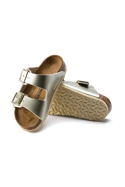 Birkenstock Electric Metallic Gold Arizona Bf Slippers01014841