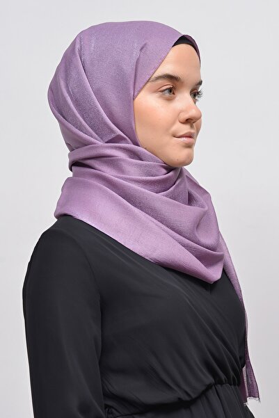 Altobeh Shiny Glitter Solid Color Women's Evening Dress Shawl - Light Maroon