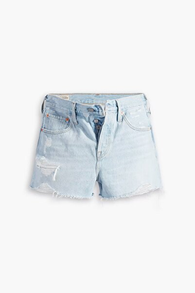 Levi's % 100 Pamuklu Yüksek Bel 501 Short SHORT 56327