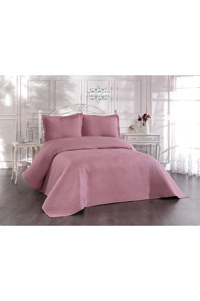 by ballı biocotton Flush Ultrasonic Double Bedspread Set (240x260, 50x70)