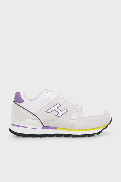 Hammer Jack 23507 Women's White Purple Yellow Paraguay Genuine Leather Sneaker Walking Casual Sports Shoes