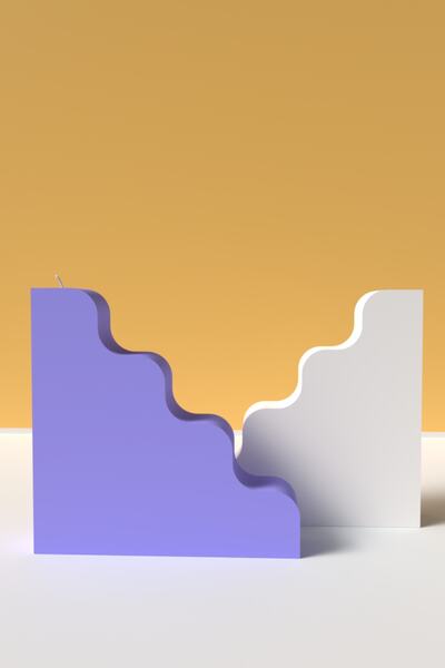 Cageartstudio Dekoratif Geometrik Mum silikon kalıp M4 - Mum Yapım Malzemeleri