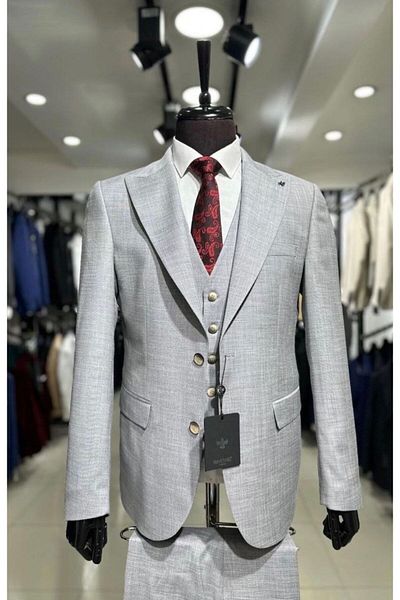 MASSARO SLIM CUT VESTED SUIT DRESS