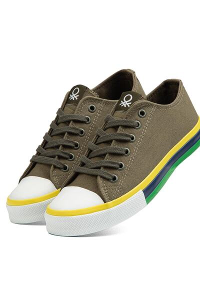 Benetton ® | BN-90176 - Haki - Kadın Spor Ayakkabı