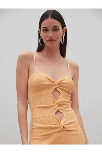 DCEY ATOIR Coda Peach Elbise