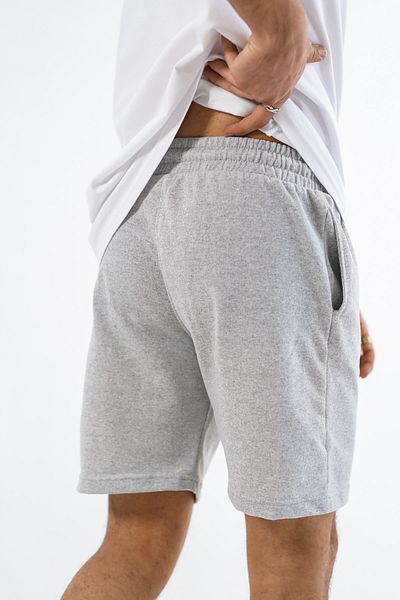 NAKRUF Regular Fit Printed Gray Shorts