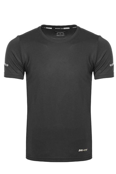 GHASSY CO. Men's Moisture Wicking Quick Dry Athletic Technical Performance Sports T-shirt