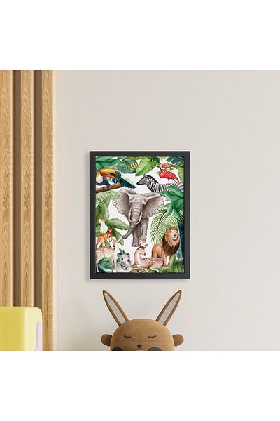 Ayışığı Dizayn Set de picturi simple pentru copii Forest Animal-Orman Animals laminat