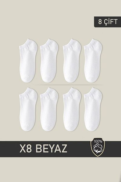BGK Uniszex bakancsok, 8 pár fehér (8 PÁR)