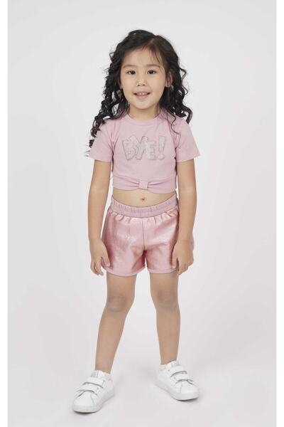 best kids Girl's Powder Front Stone Printed Blouse