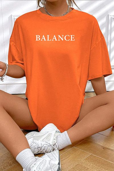 uyguntarz Unisex-T-Shirt mit Balance-Print