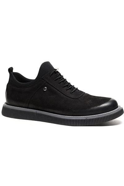 Pierre Cardin 61896 Μαύρα Nubuck Χειμερινά Ανδρικά Παπούτσια