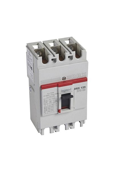 Legrand Drx 125 Amp Compact Switch - Tm 3 P, 20Ka 027221