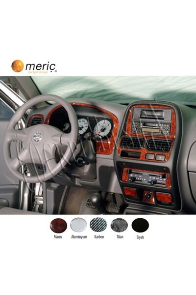 Marscockpitdesign نيسان بيك أب سكاي ستار غطاء لوحة القيادة الأمامية من خشب الماهوجني 13 P. 1999-2006