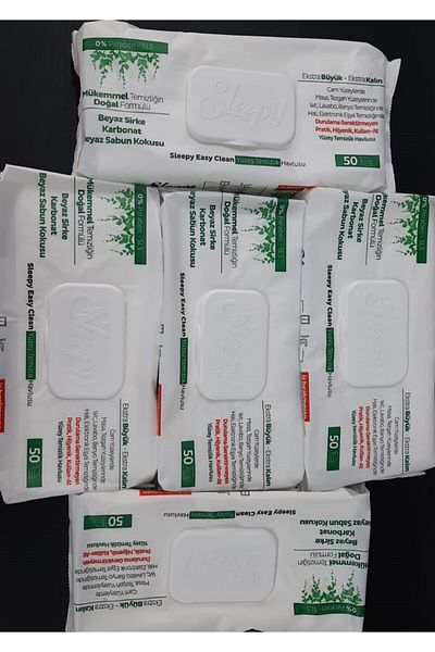 Sleepy Easy Clean 50*5 Pack Surface Cleaning Towel 250 Sheets