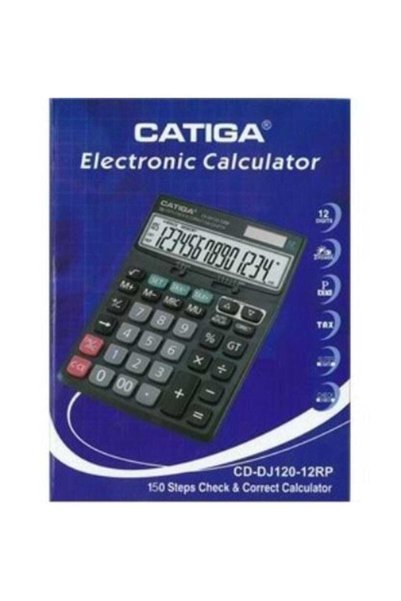 CATİGA CD-DJ-120-12RP HESAP MAKİNESİ 12 HANE