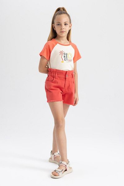 DeFacto Girl's Cotton Shorts A2050a823hs