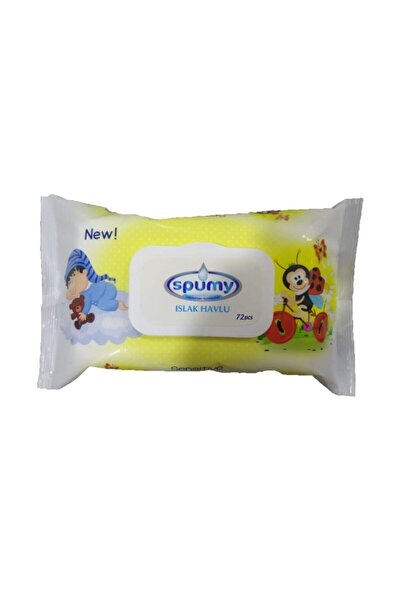 Spumy مناديل مبللة معطرة 72 قطعة