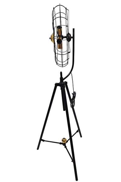 BİEV Biev Ayaklı Vantilatör Lambader Altın