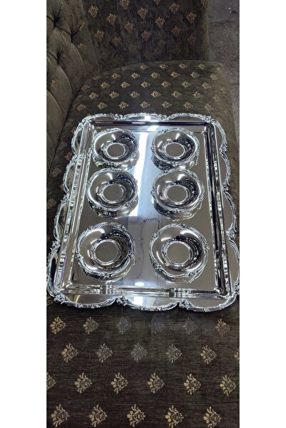 milenasilver gümüş kaplama çay takımı