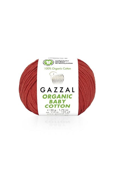 Gazzal Organic Baby Cotton 50gr - Knitting Wool