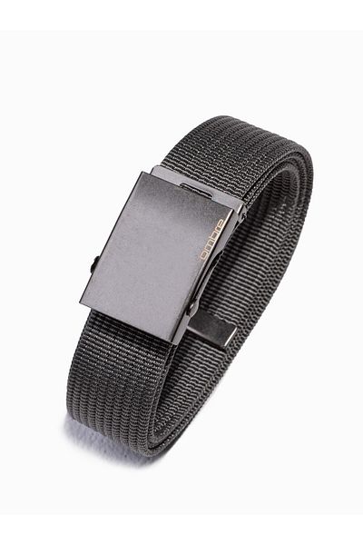OMBRE Herren Sackleinengürtel A376 - weiß