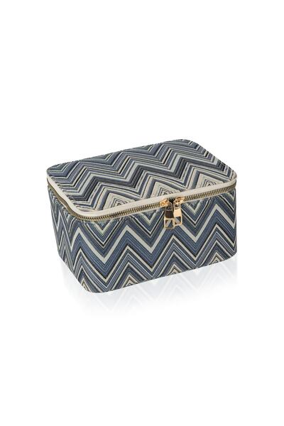 VIVION Зигзаг чанта за грим Чанта за грим