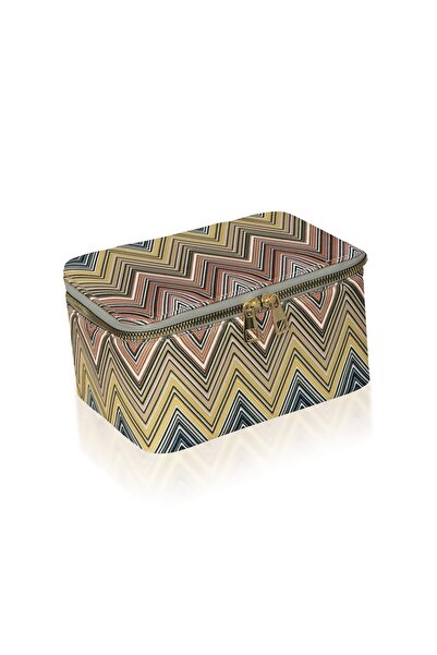 VIVION Зигзаг чанта за грим Чанта за грим