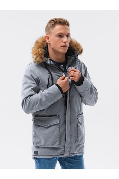 OMBRE Winterjacke C512 - schwarz