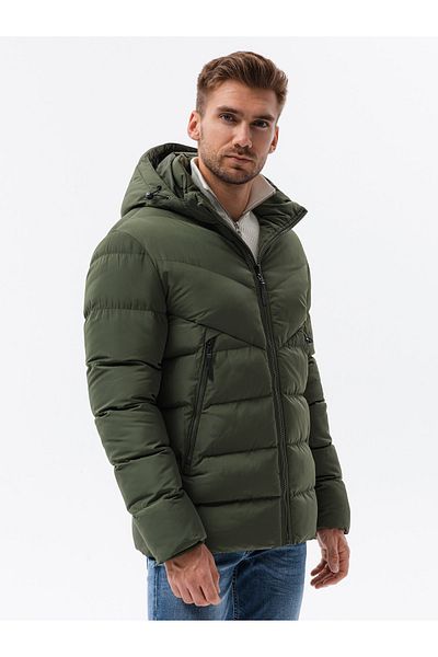 OMBRE Winterjacke C519 - dunkelgrün