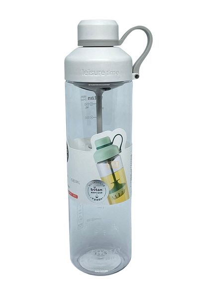 Shotay 680ml New Collection Detox Wide Mouth Tritan Water Bottle with Measuring Scale