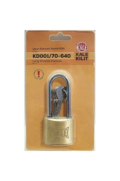 KALE Padlock Yellow 40 Mm Long Hook