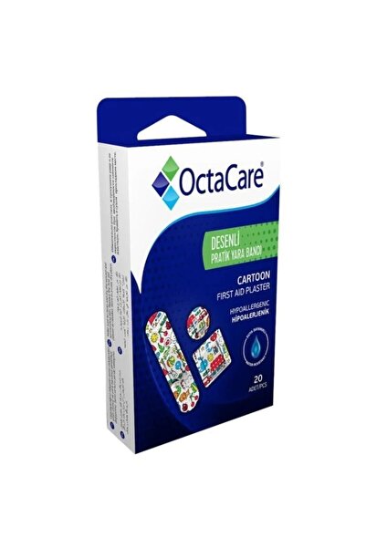 Octacare Desenli Yarabandı 20'li