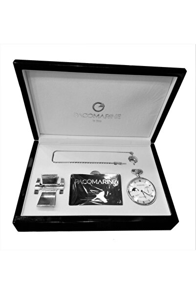 Pacomarine PACOMARİNE PM.POCKHET.S1 PACOMARİNE NOSTALJİK ZİNCİRLİ KÖSTEKLİ CEP SAATİ ÖZEL TASARIM