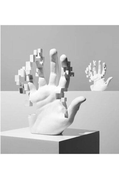 CajuArt Dekoratif Sanatsal El Vücut Biblo Sadelik Modern Ev Dekor