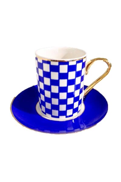 ACAR Checkered Coffee Cup Set