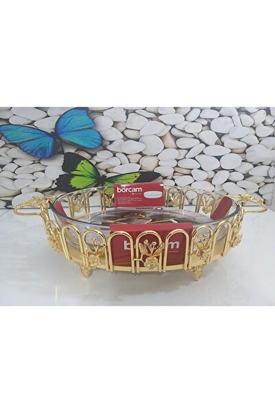 Kalbelek Japanese Rose Special Design Wavy Borcam Gold Presentation Holder