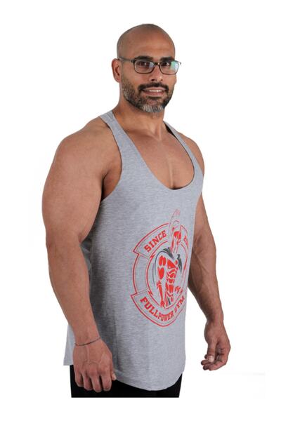 Full power Gym Combat Sports Athlete Gray