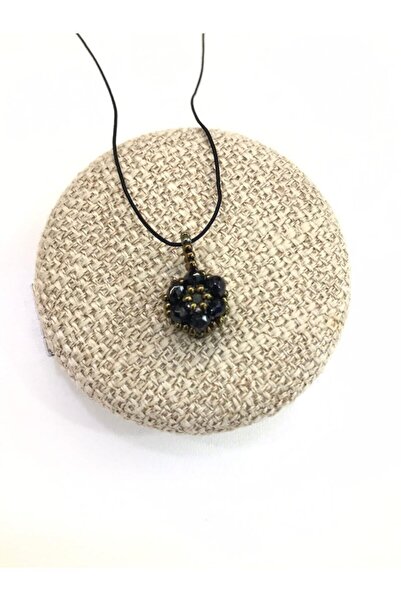 Hicaz Pazarı El Işi Kristal Boncuk Örme Koruyucu Cevşen Kolye Dua Sure Kolyesi