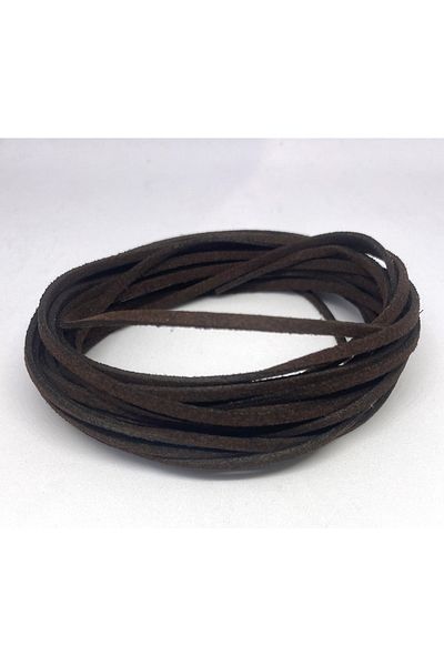 Bihızlı Suede rope Brown (5 Meters) Diameter: 3x1.5 mm