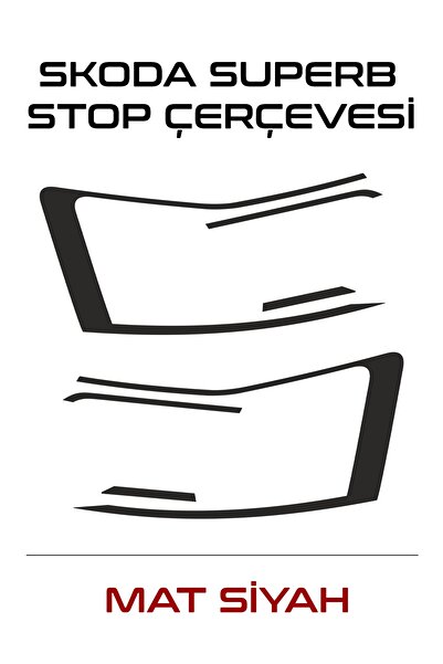 GRAFİCAR إطار توقف سكودا رائع؟ ملصق - سهل الاستخدام - طويل الأمد