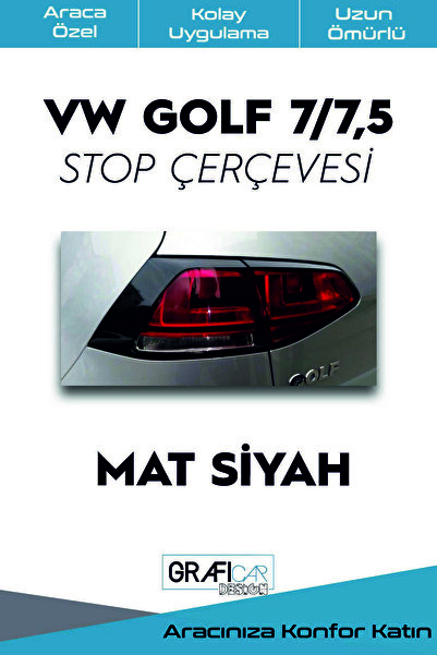GRAFİCAR إطار إيقاف فولكس فاجن جولف 7/7.5؟ ملصق سهل الاستخدام يدوم طويلاً