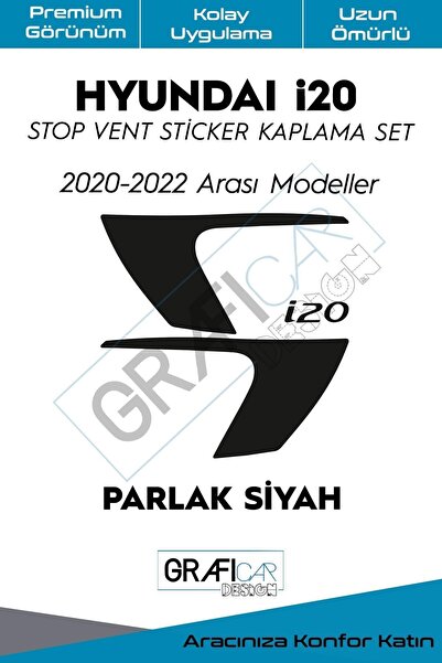 GRAFİCAR Yeni Hyundai I20 Stop Vent Sticker
