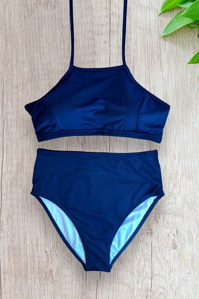 Nilmay mayo Women's High Waist Bikini Set