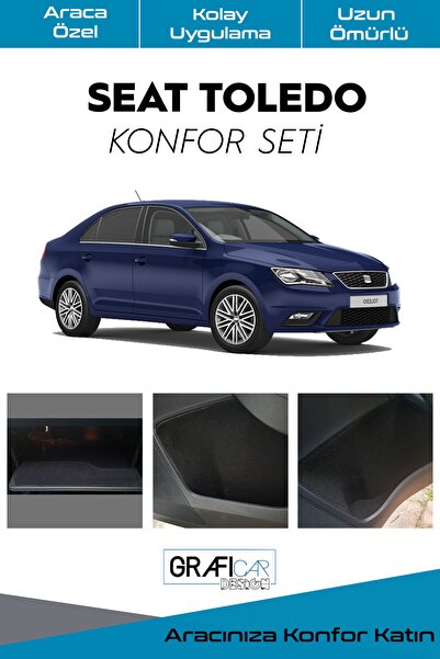 GRAFİCAR Seat Toledo Comfort Set - Interior Trim Fabric Velvet Coating - Prod...