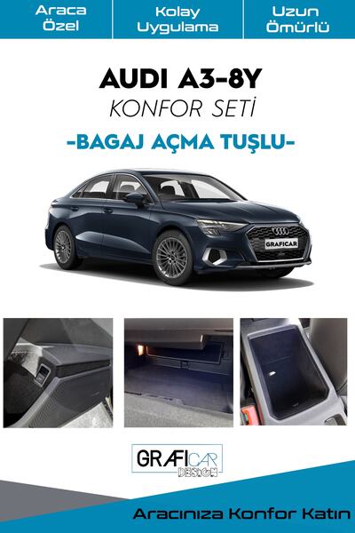 GRAFİCAR Audi A3/8y Comfort Set Interior Trim Fabric Velvet Coated Product fo...
