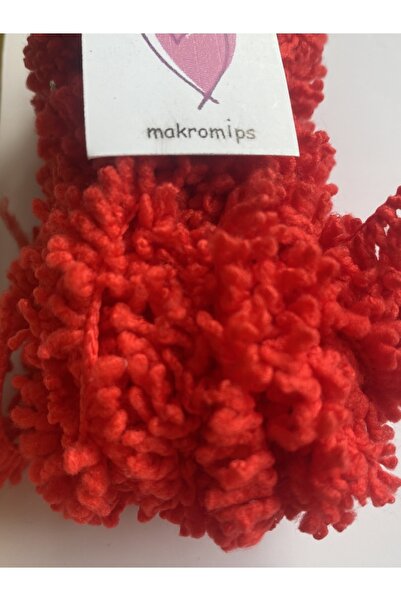 Makromİps MAKROME HOBİ YARDIMCI İP(10 metre) KUZUM KUZUCUK BUKLET ANAHTARLIK GÖKKUŞAĞI İSİMLİK KAPI SÜSÜ İP