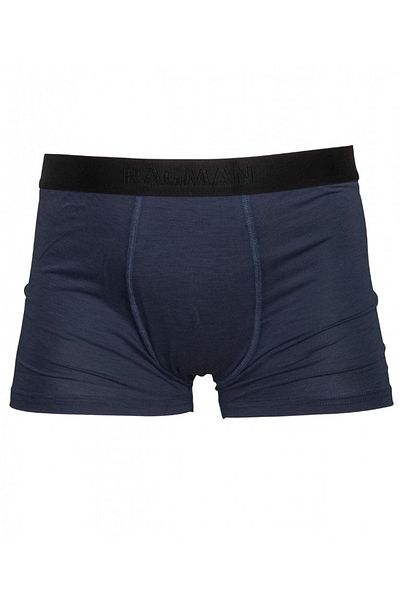 Ragman Trunk-Boxershorts im 2er-Pack mit Elastik-Bund und Logo-Webbund