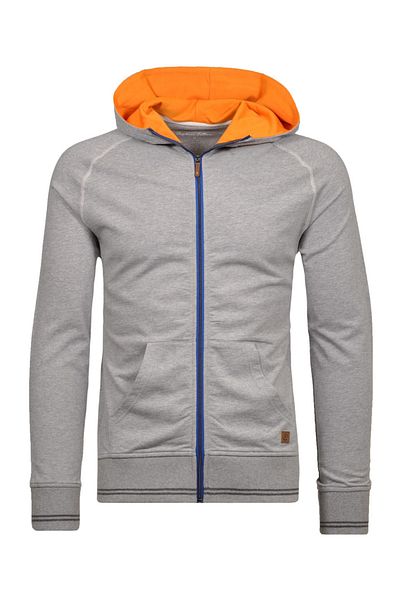 Ragman Kapuze, Reißverschluss und Kängurutasche der Sweat-Hırka-Jacke
